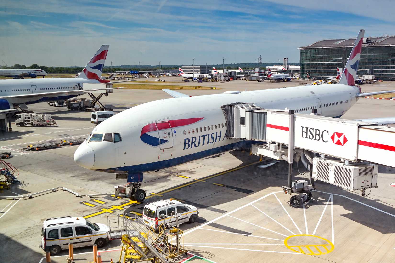 BA 777 Parked In London
