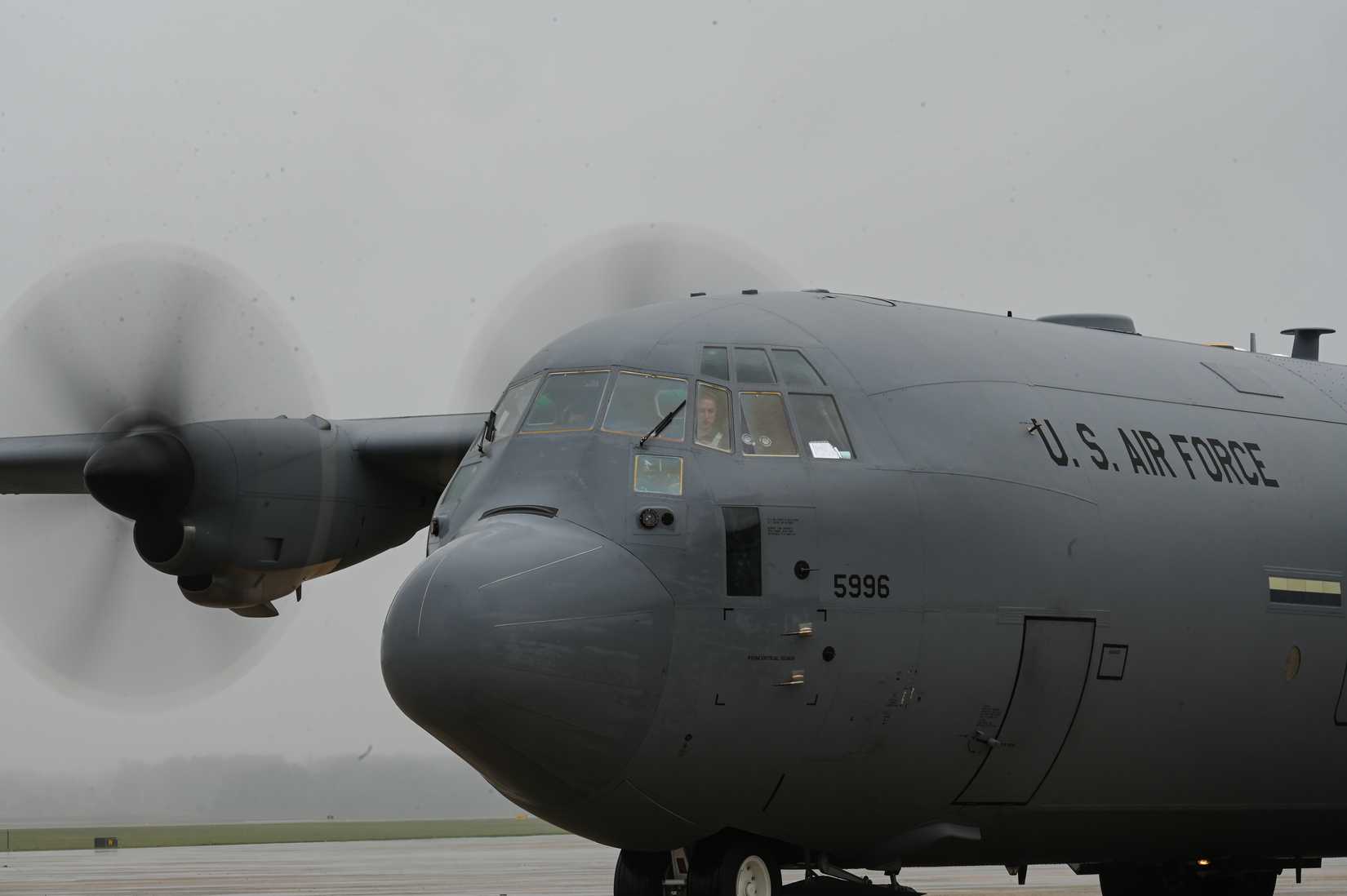 C-130 J-30 Super Hercules aircraft at Joint Base Andrews, Maryland, Sept. 17, 2025