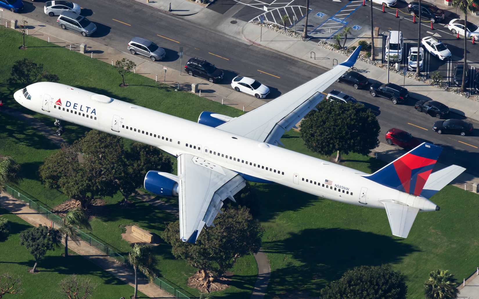 Delta 757 Aerial View