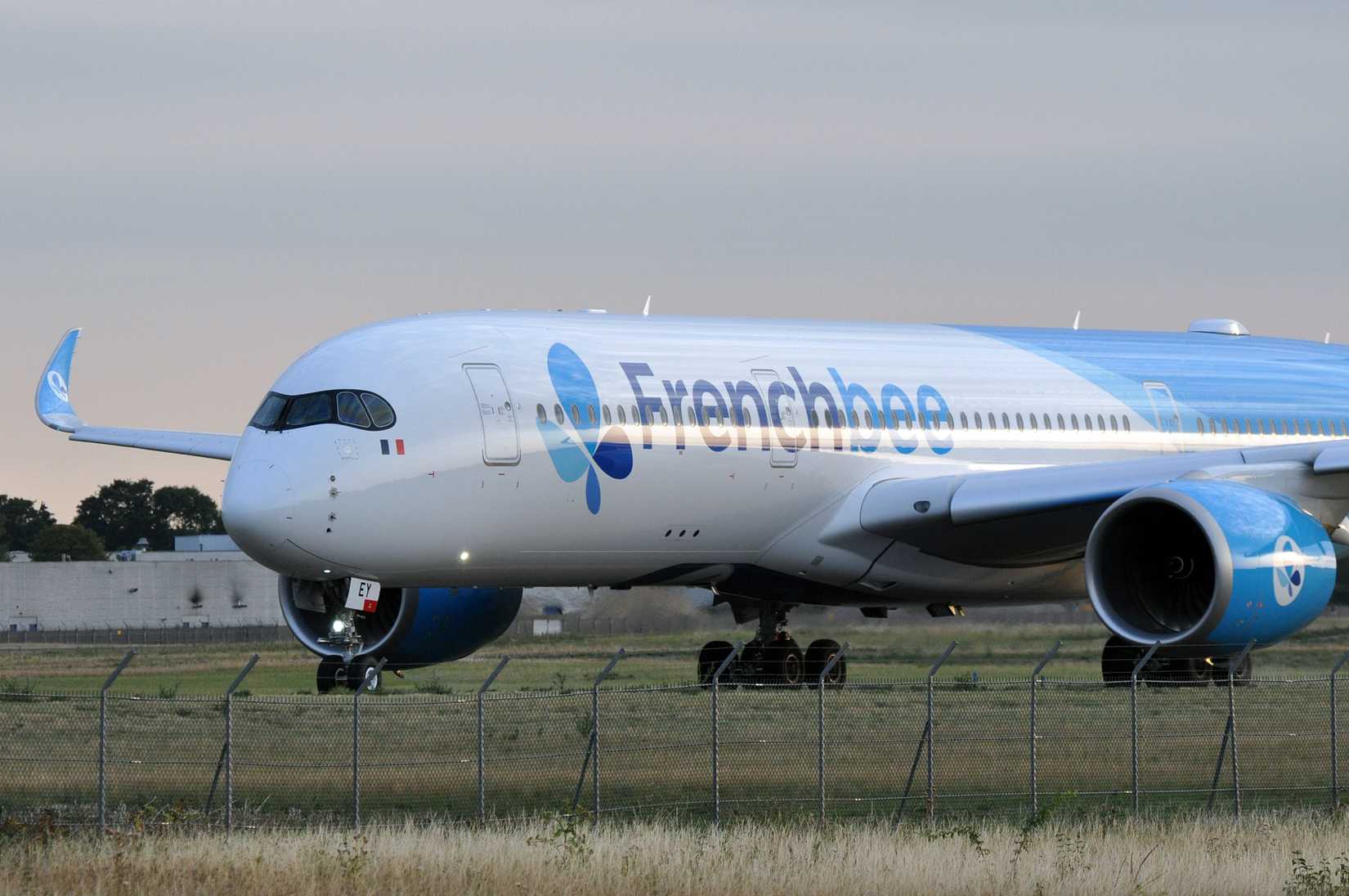 French bee Airbus A350-1000 close up