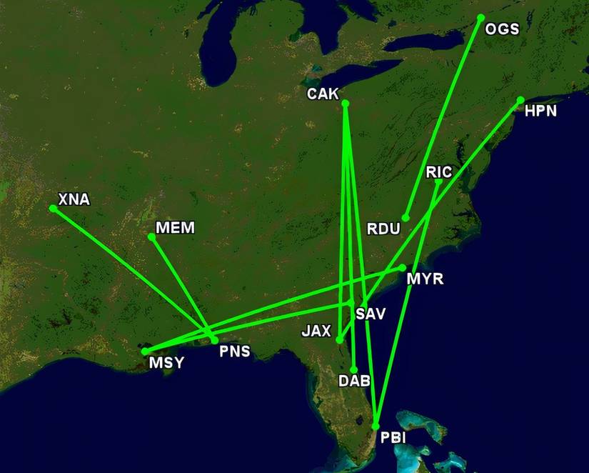 Breeze Airways Has Started These 10 Routes In Just 4 Days