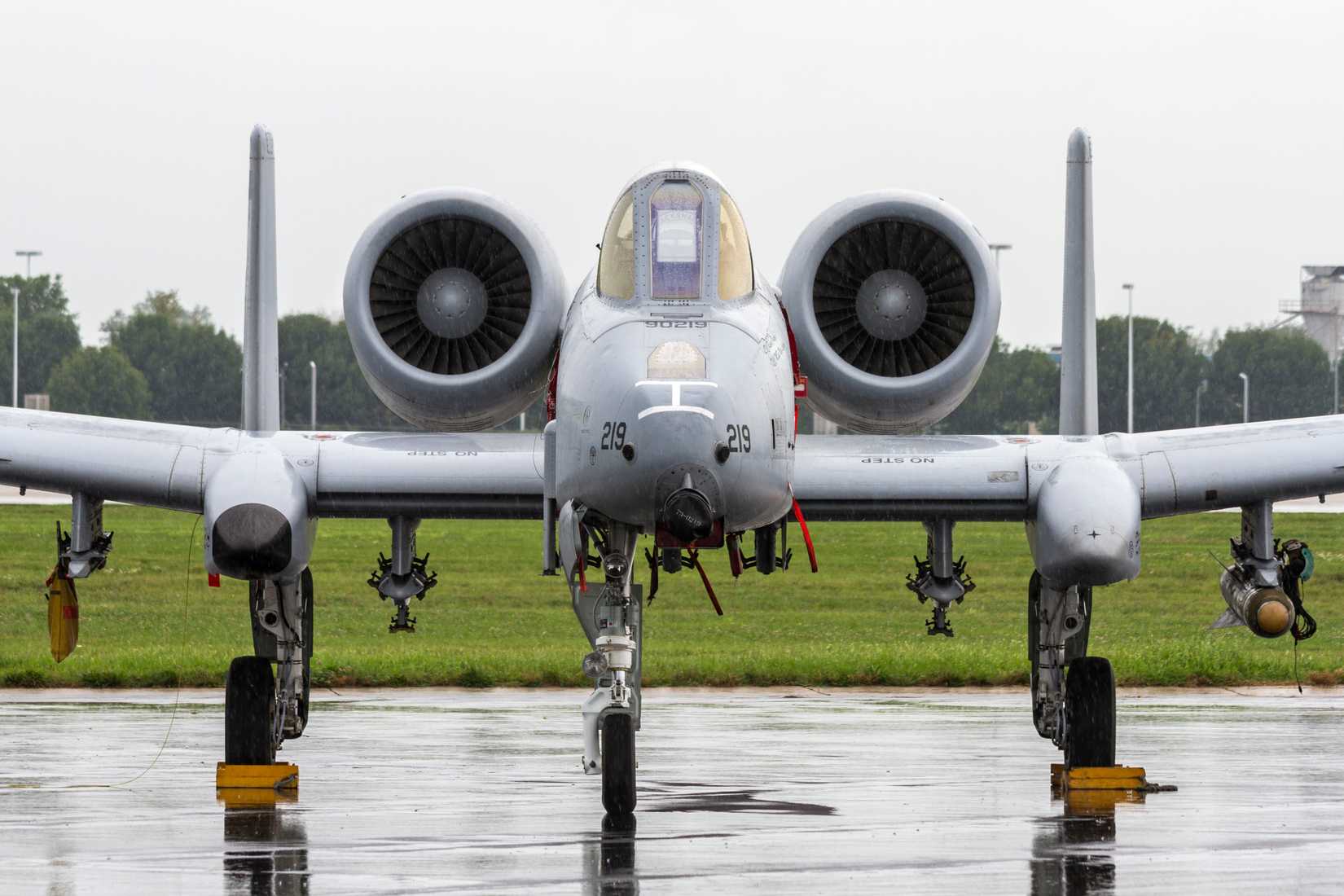 A-10 Thunderbolt nose landing gear detail