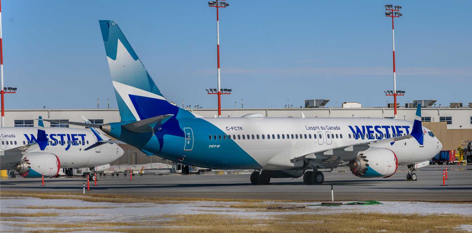 WestJet Boeing 737 MAX 8 aircraft 
