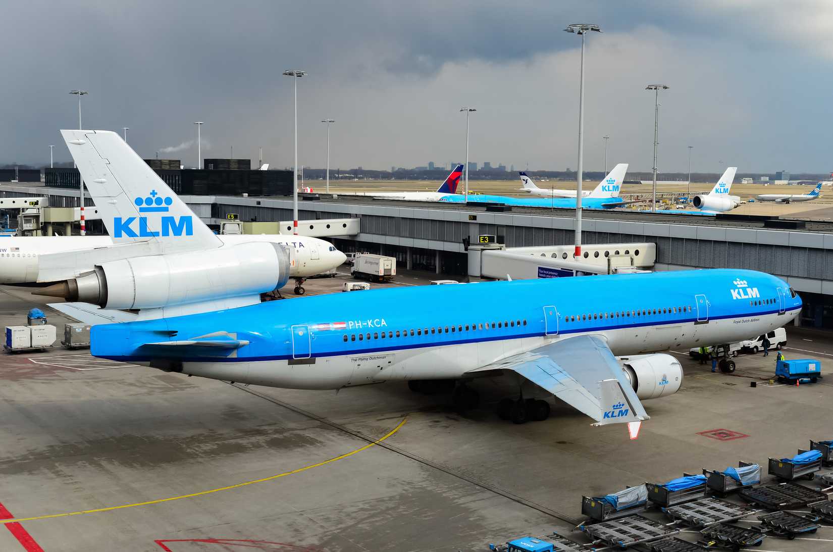 KLM McDonnell Douglas MD-11 At Gate