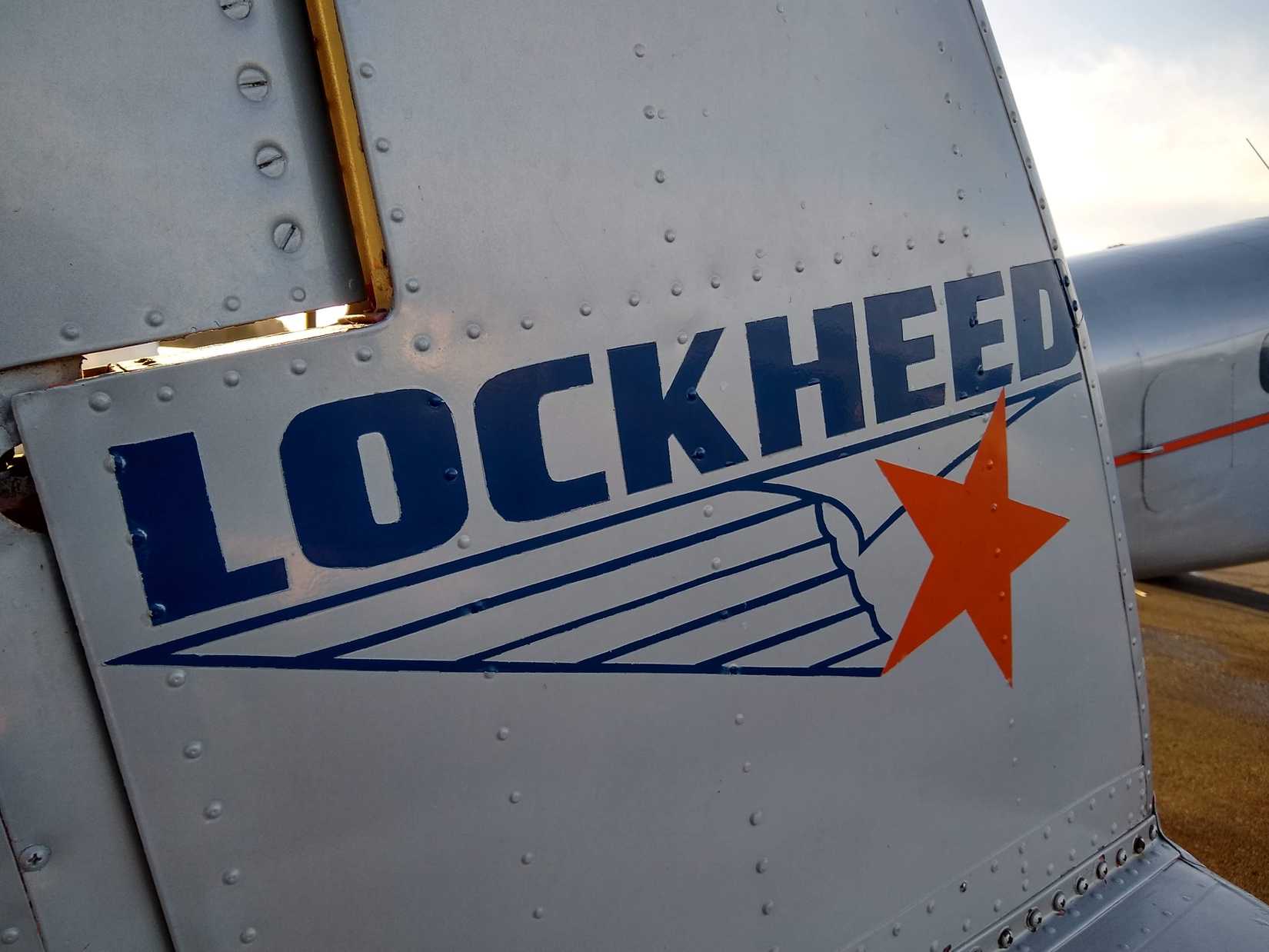 Lockheed Electra Tail with Lockheed Logo 