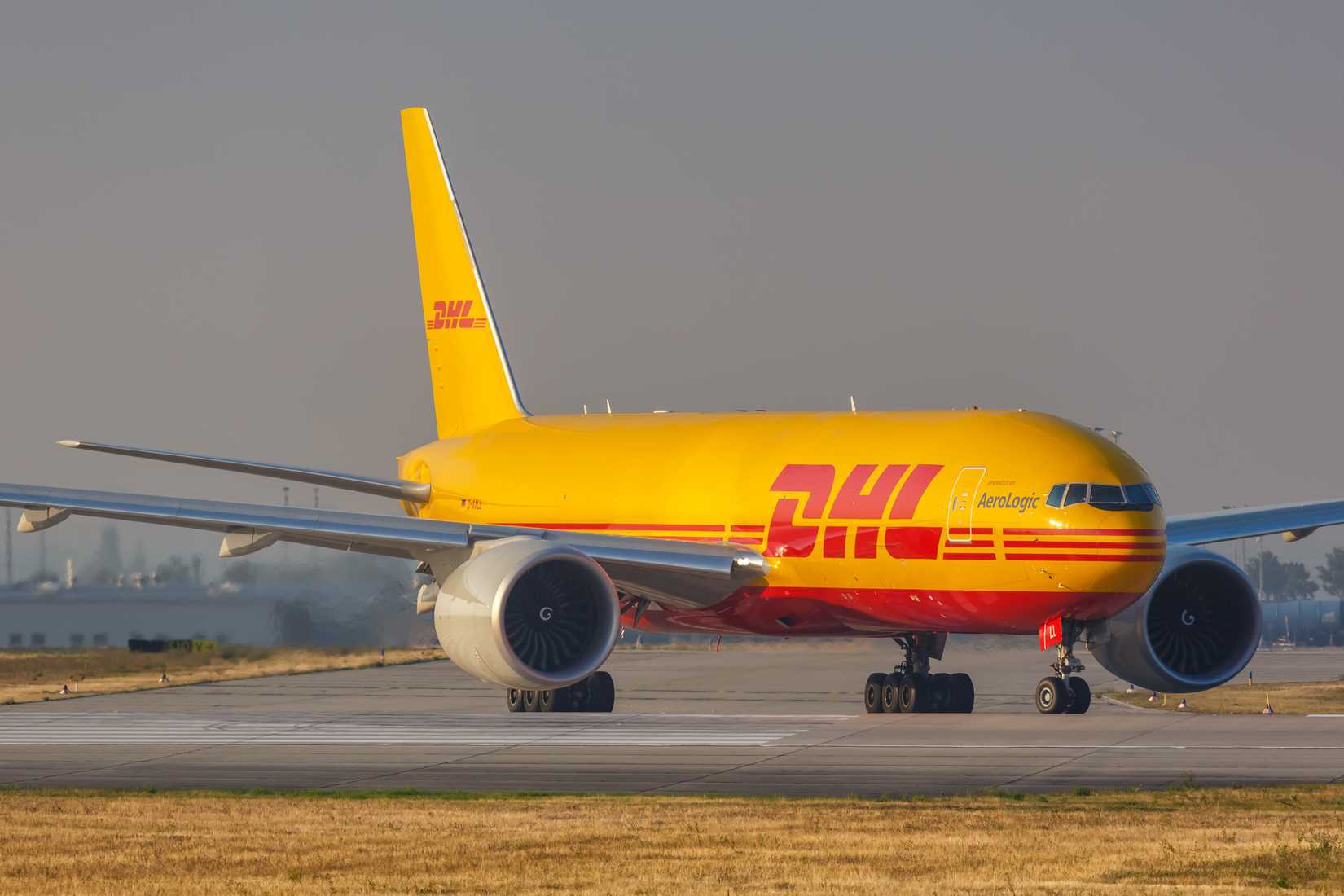 AeroLogic DHL Boeing 777F Taxiing