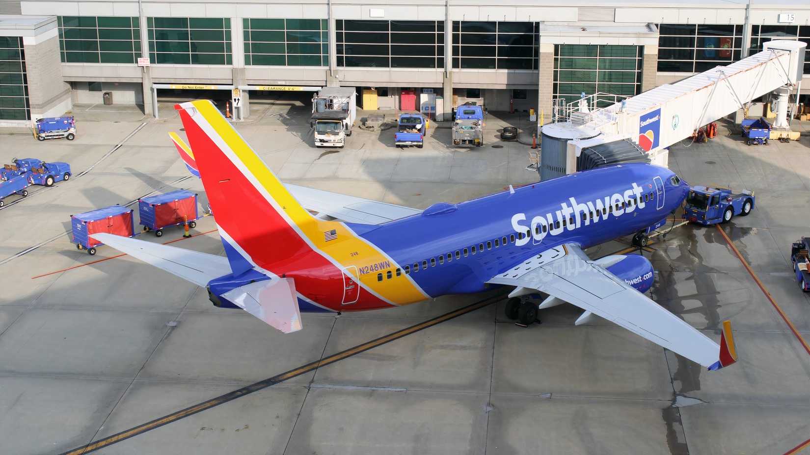 Southwest Boeing 737-700 At Gate