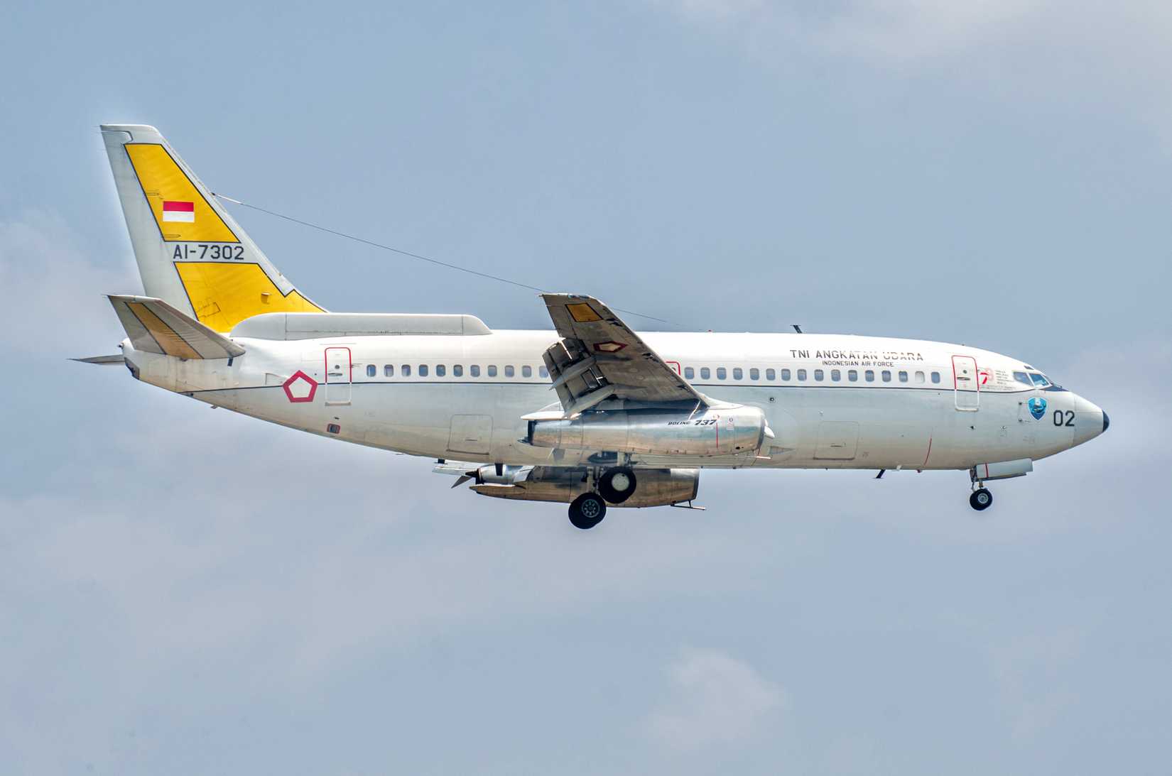 Indonesian Airforce 737-200 AI7301