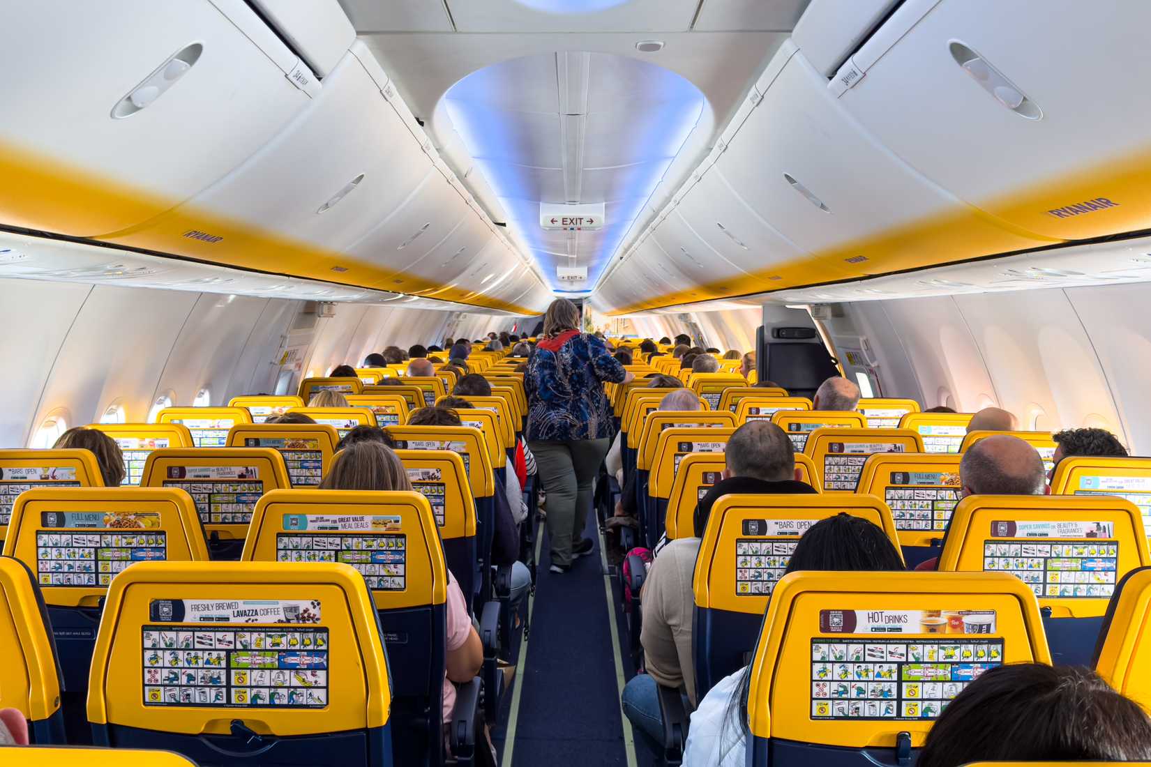 Ryanair 737 Max 200 Interior