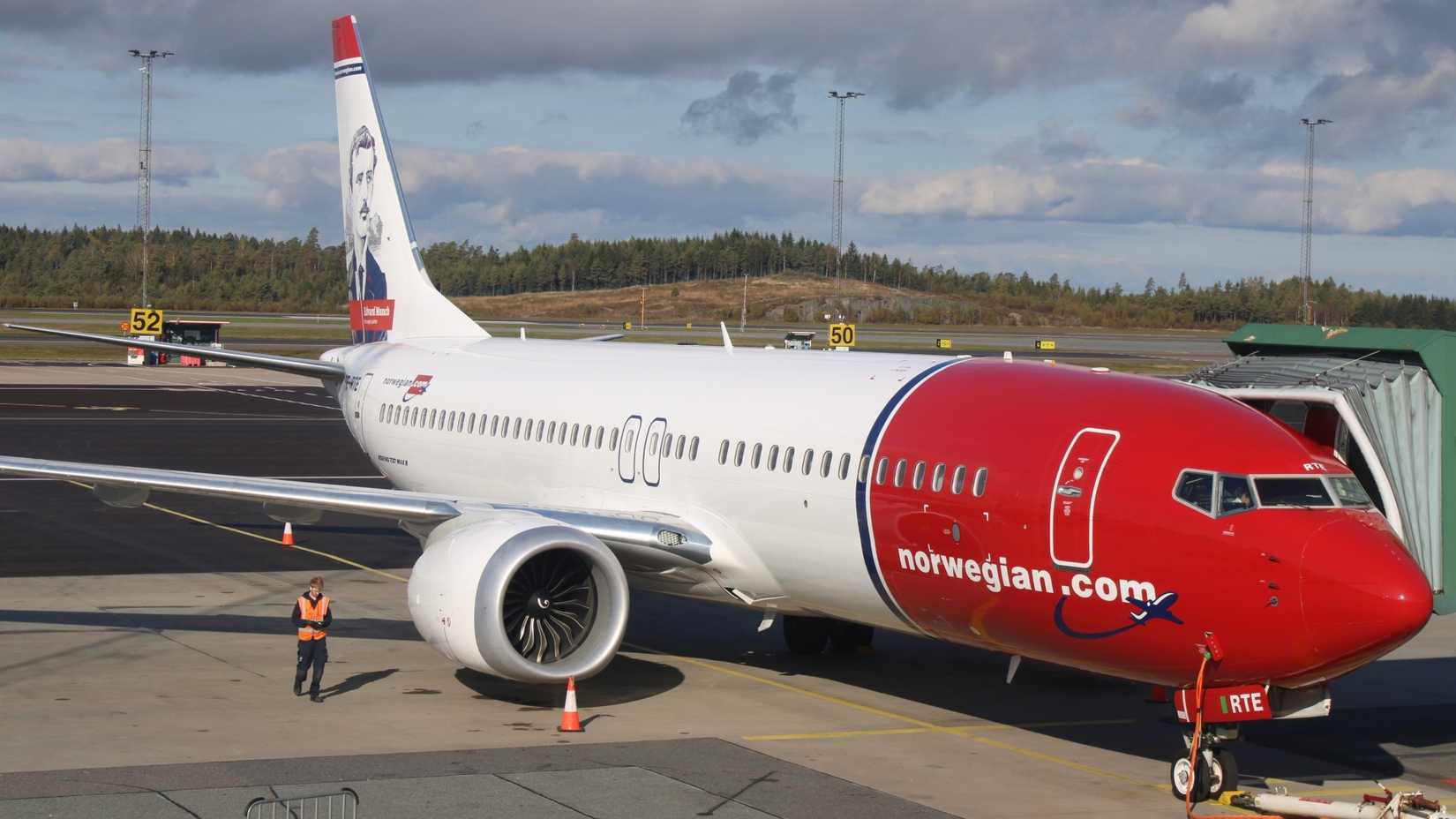 Norwegian Boeing 737 MAX Parked In Gothenburg