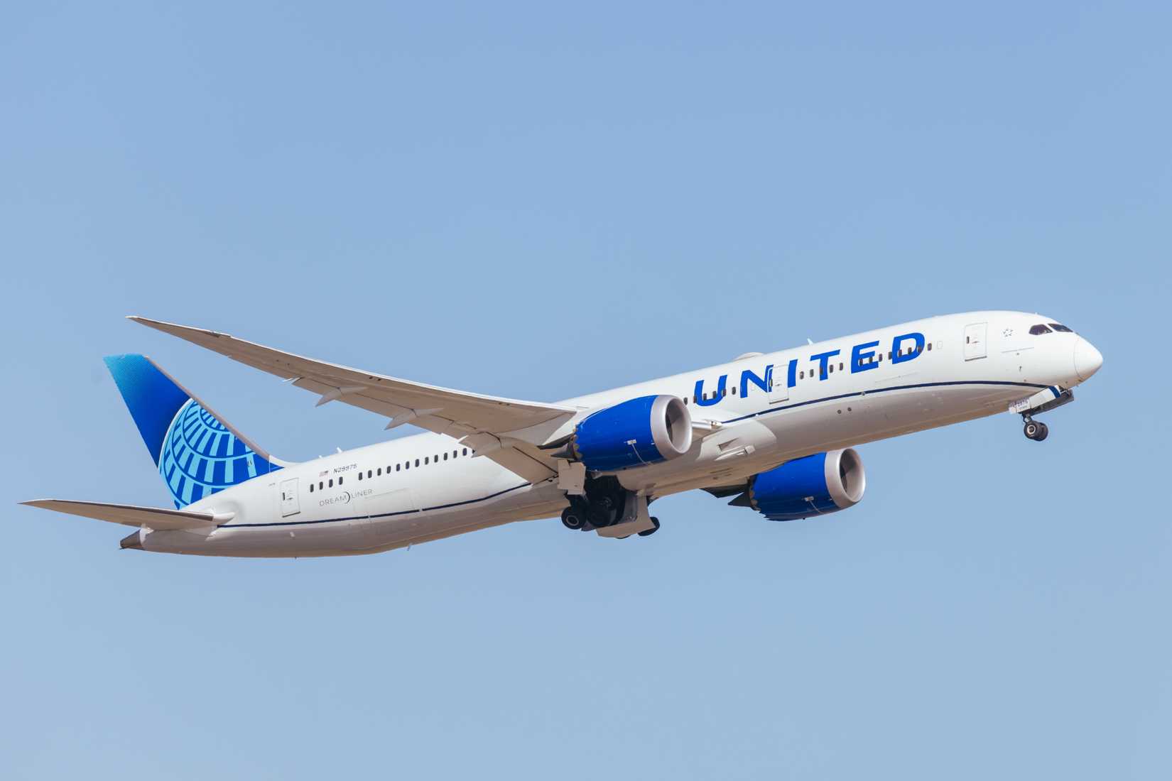 United Airlines Boeing 787-9 aircraft