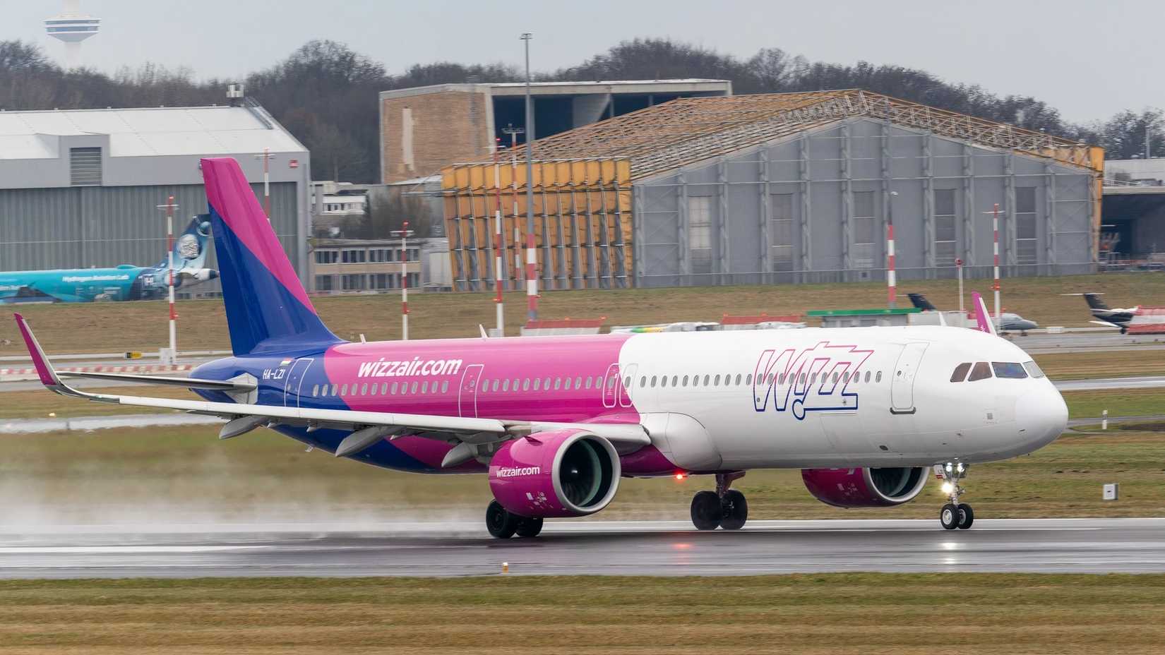 Wizz Air Airbus A321neo Taking Off