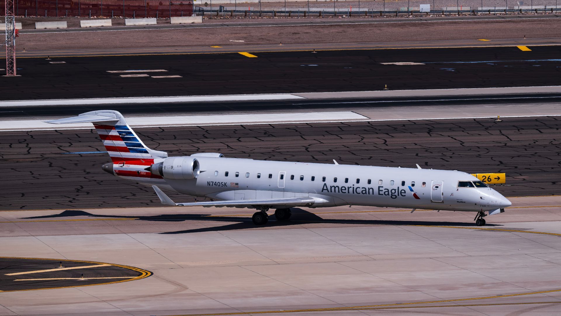 American Eagle CRJ-700 Taxiing