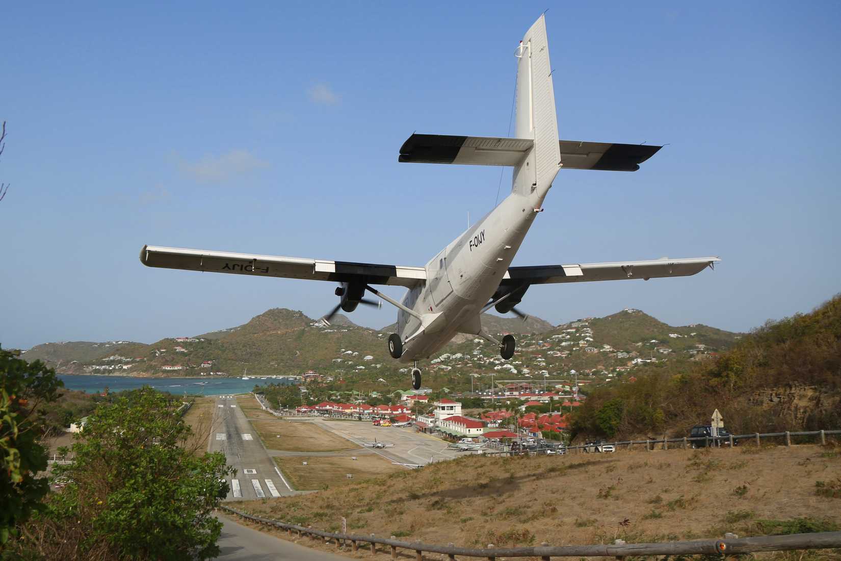 Twin Otter Landing At St Barts