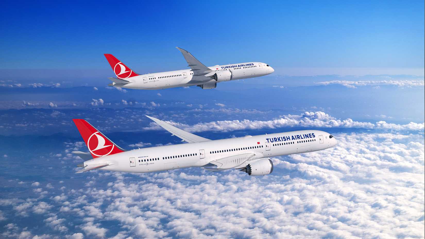 Turkish Airlines Boeing 787 Dreamliners Inflight