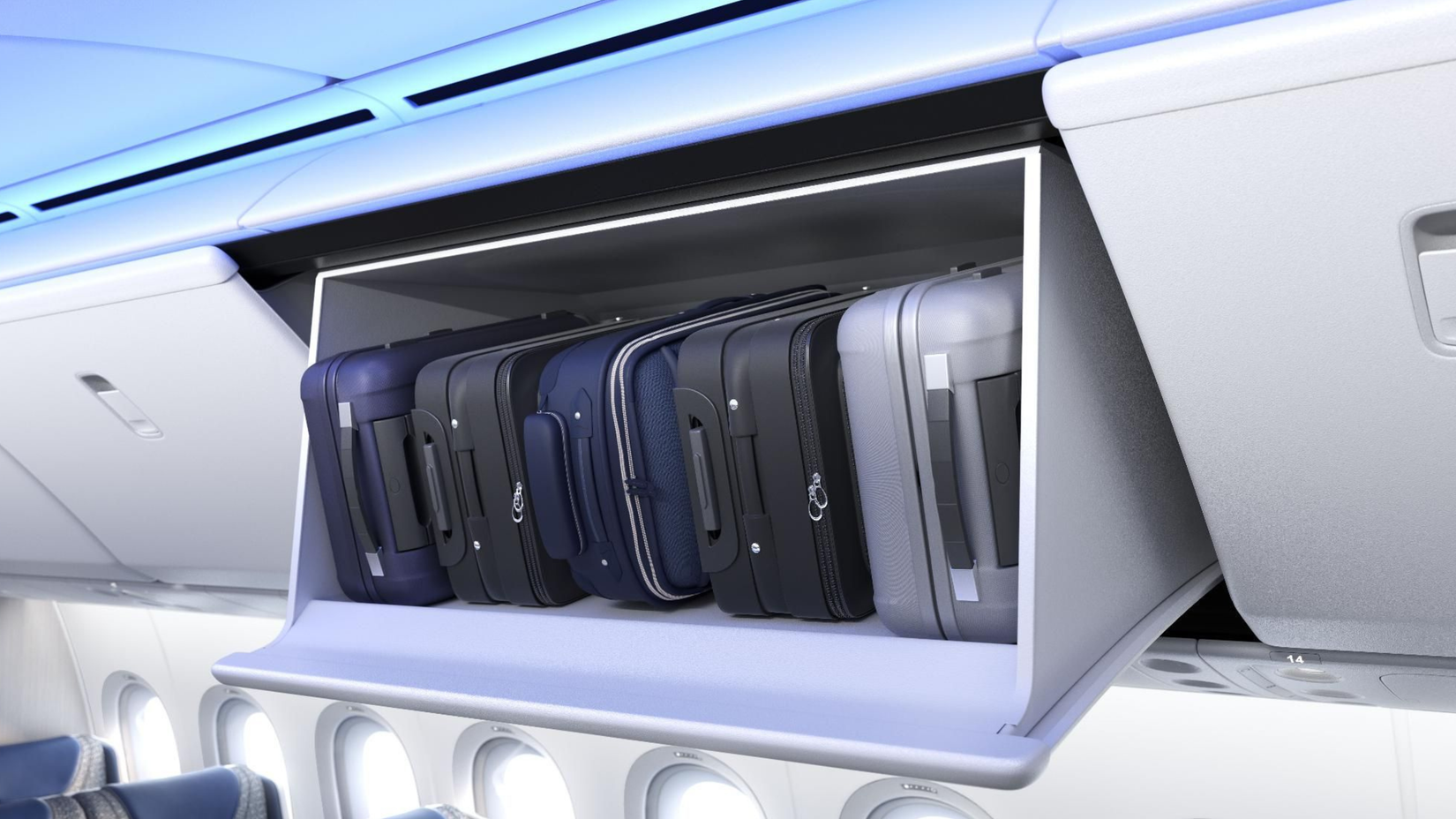Boeing 777X Overhead Bin