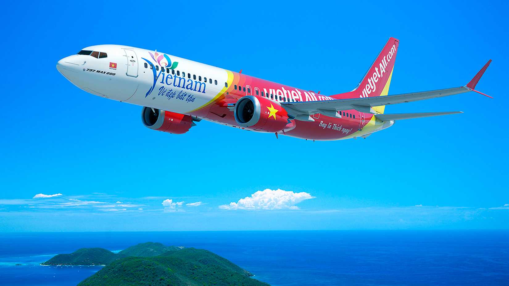 vietjet boeing 737 max flying