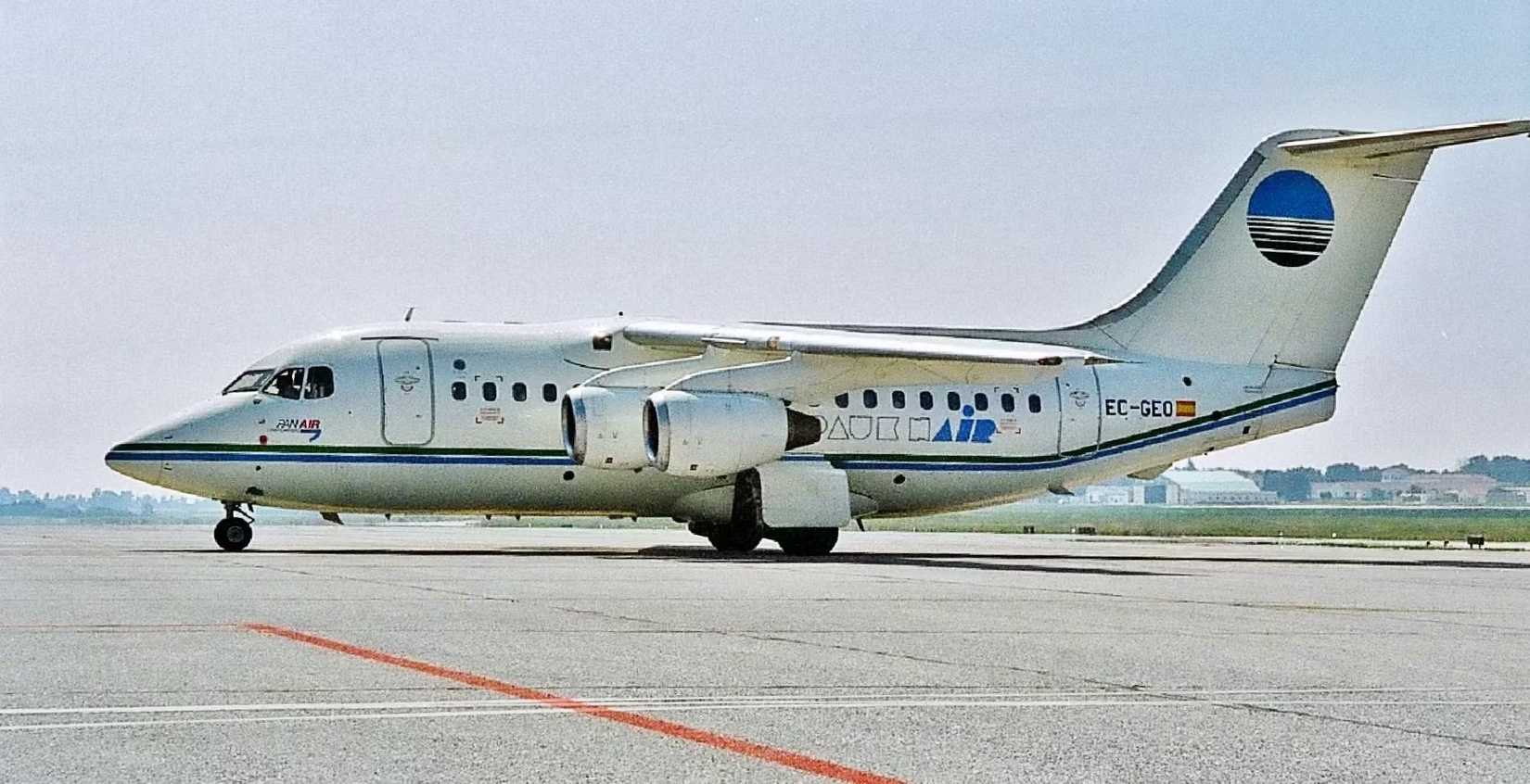 BAe 146 Landing
