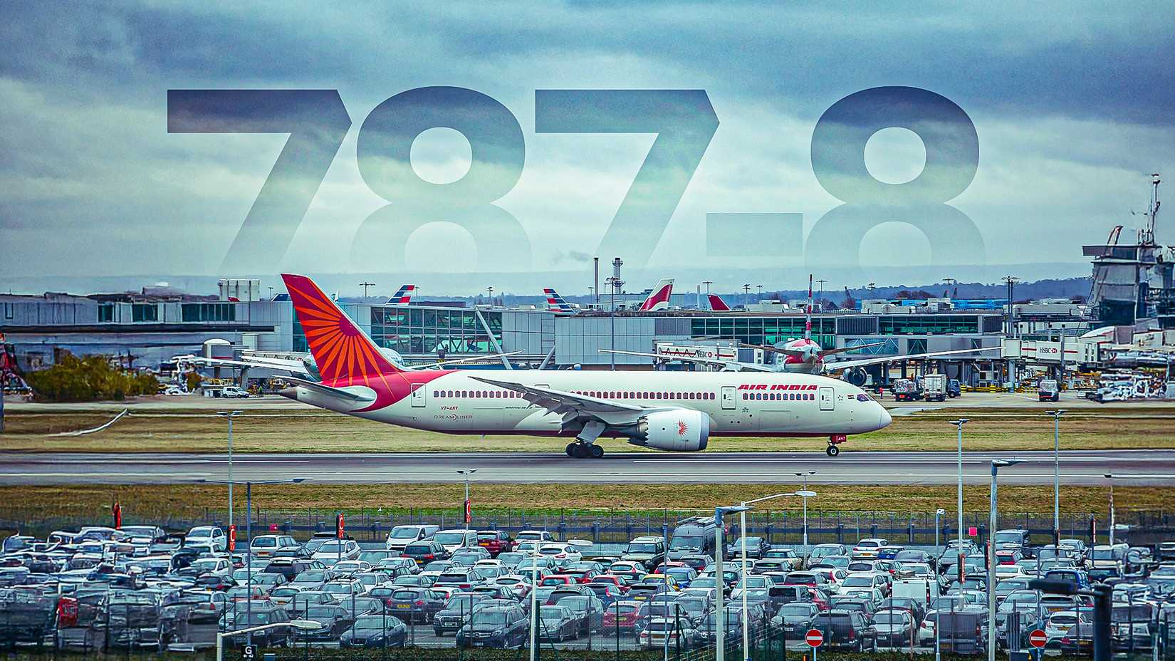 An Air India Boeing 787-8 taxiing