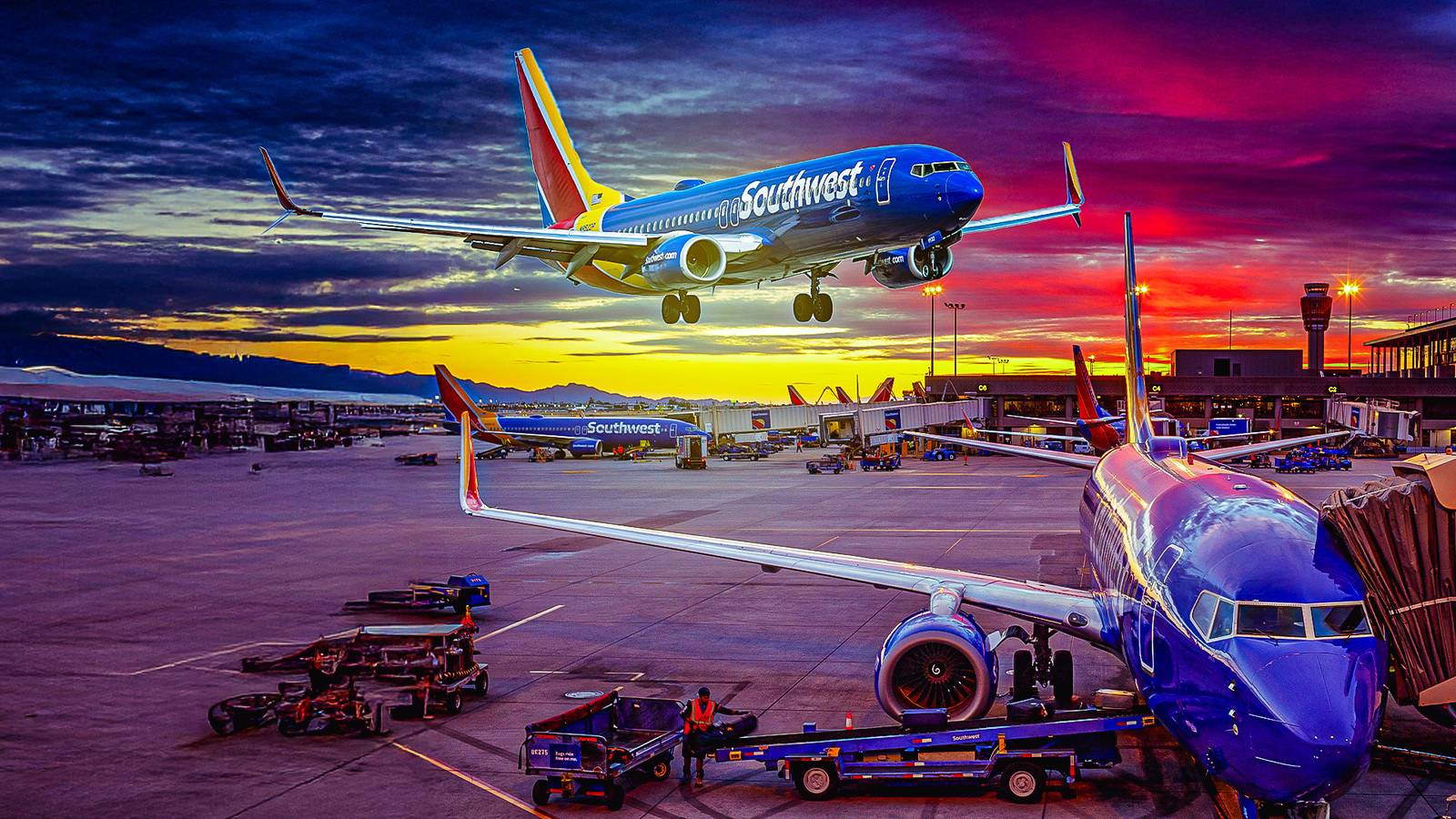 At Southwest Airlines, two doors are better than one to empty planes faster  - Los Angeles Times, image size:1600x900