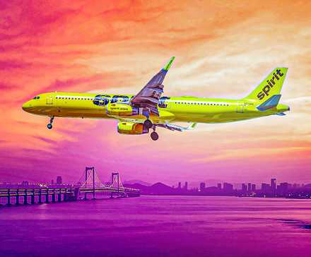 259 - Spirit Airlines Airbus A321 - Robin Guess _ Shutterstock