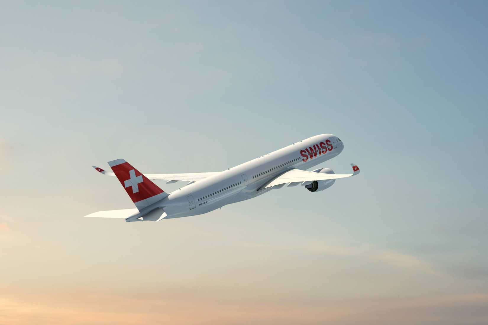 SWISS Airbus A350-900 illustration