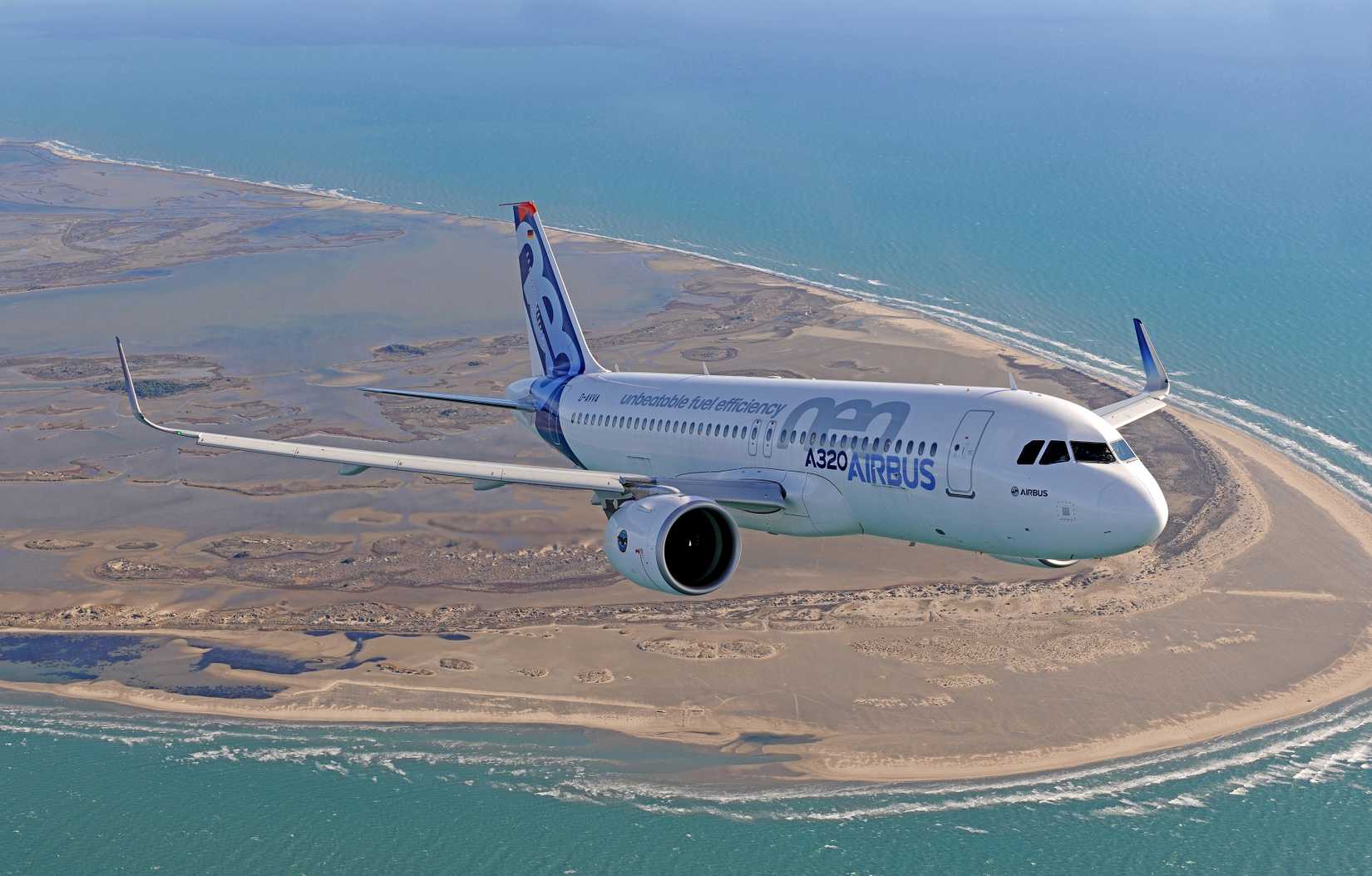 A320neo Airbus MSN6286 PW in flight