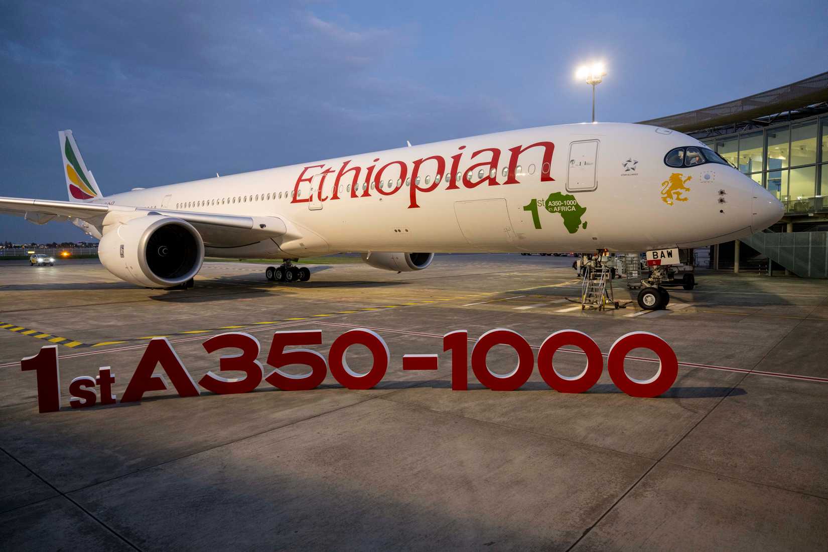 A350-1000 Ethiopian Airlines MSN691with letters - Delivery ceremony