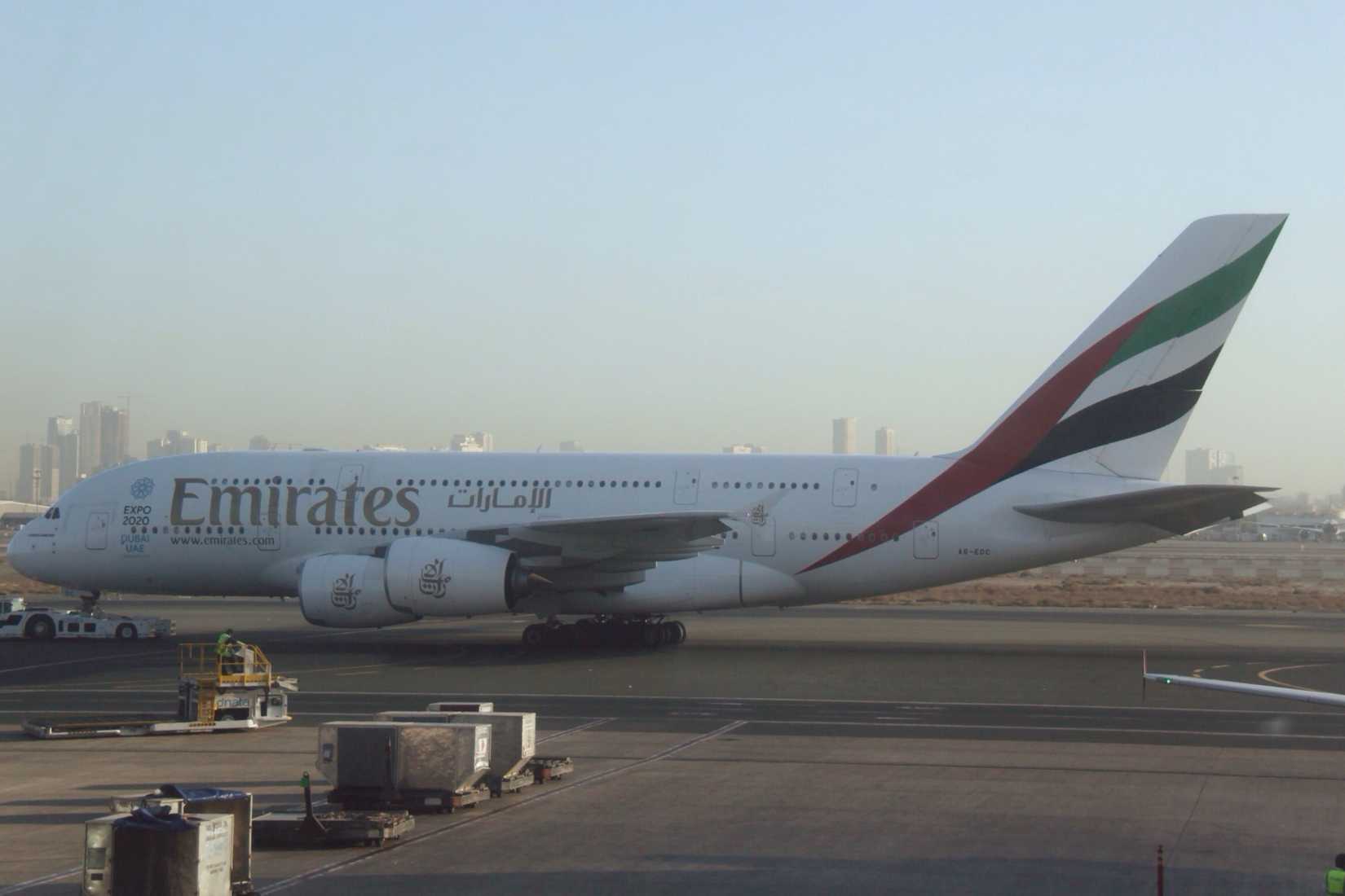 Emirates A380 Dubai