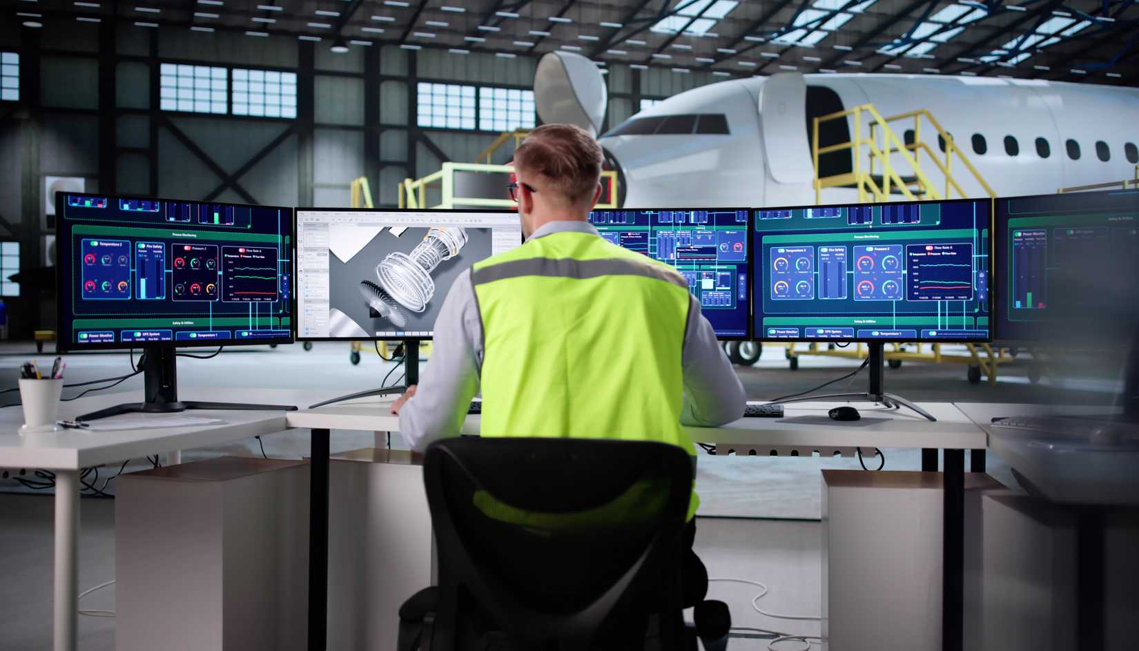 Aerospace Engineer Develops Software For Aircraft Manufacturing.