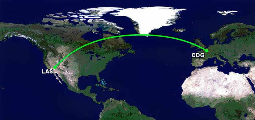 AF CDG-LAS