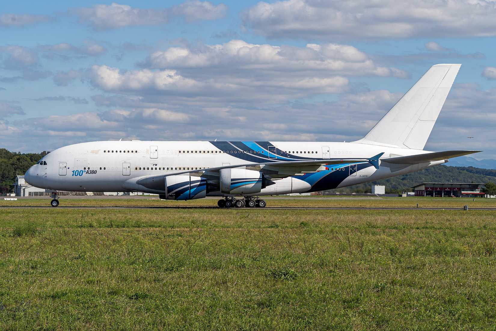 Ex-Malaysia Airlines Airbus A380 Taxiing