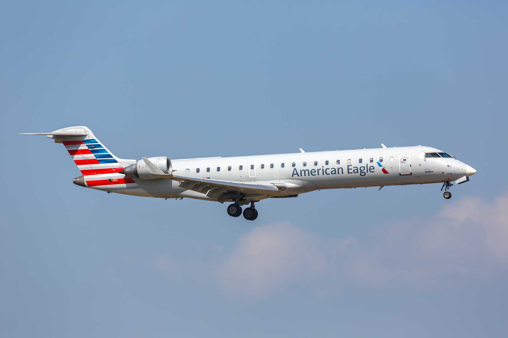 American Airlines CRJ700 flying Markus Mainka Shutterstock