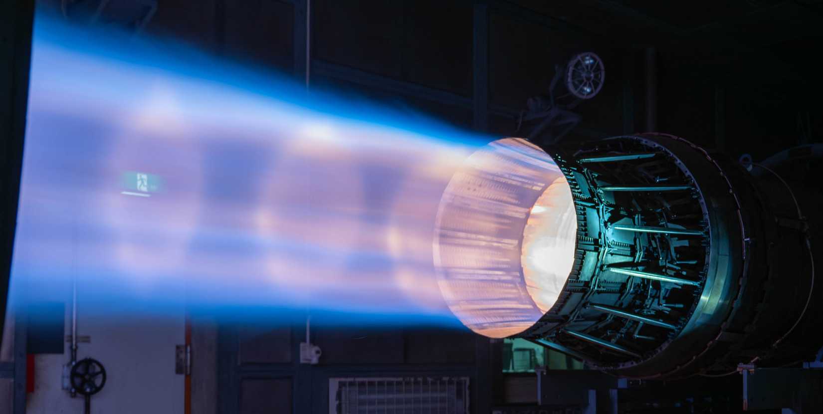 An F-15E Strike Eagle engine, the F100-PW-220, goes through a routine afterburner test at Kadena Air Base, Japan.