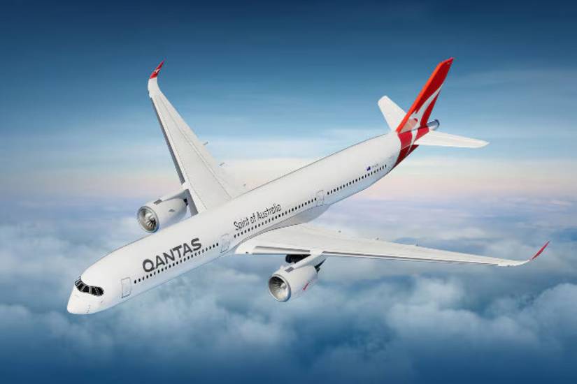 Qantas Airbus A350-1000 Rendering