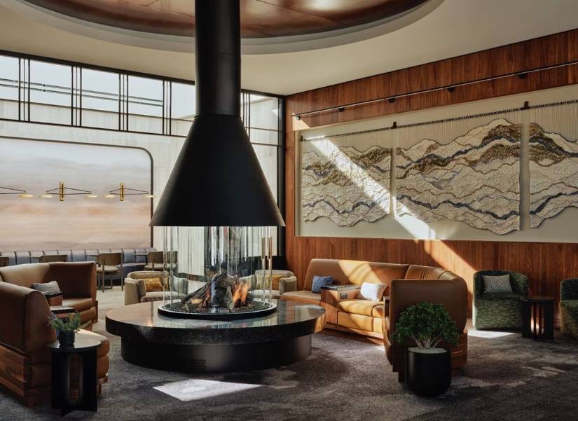 American Express Salt Lake City Hearth Room 