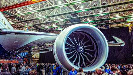 Boeing 777X GE9X Engine On Display Custom Thumbnail