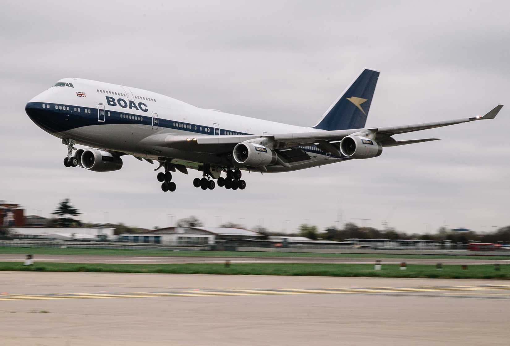 BA 747 BOAC Livery