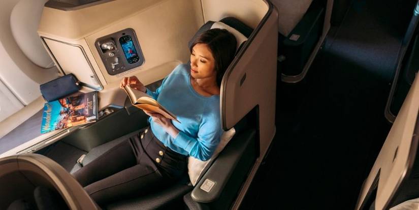 Cathay Pacific business class