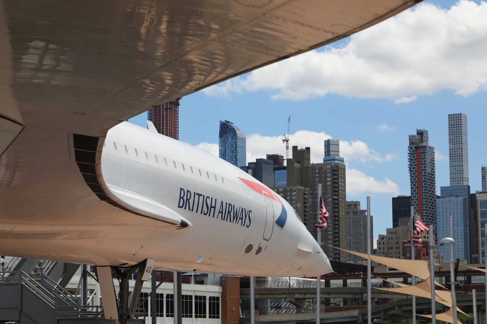 Concorde on The Intrepid Sea, Air & Space Museum in New York City
