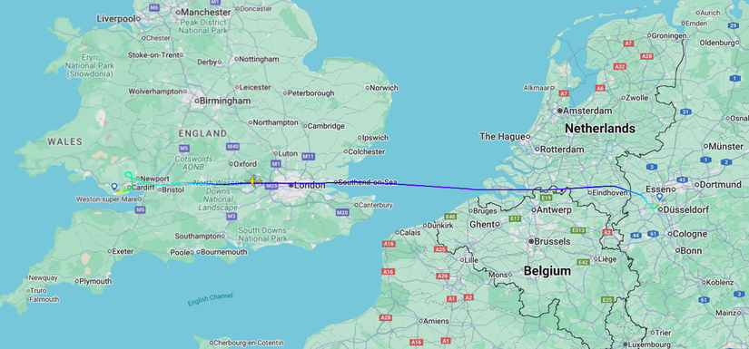 Condor 757 Retirement Flight
