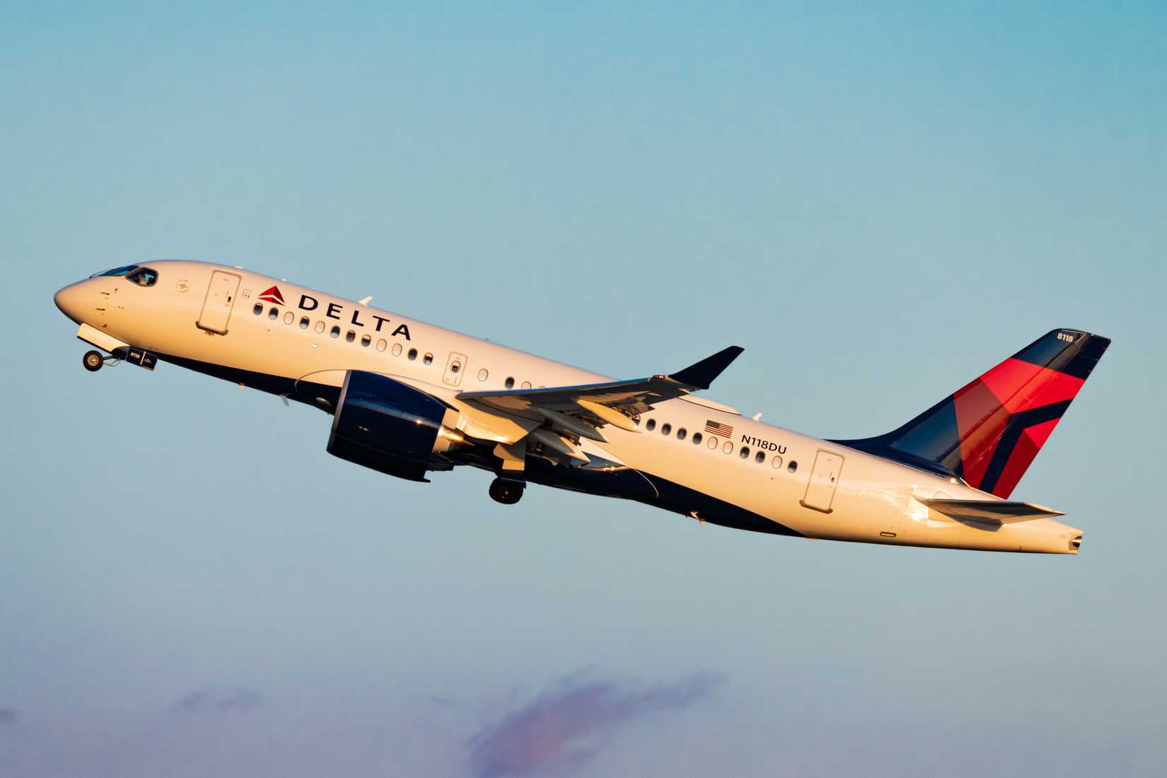Delta Air Lines A220 100 Inflight