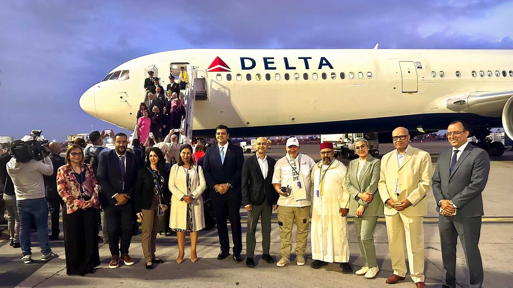 Delta Air Lines first Moroccan route launch-1