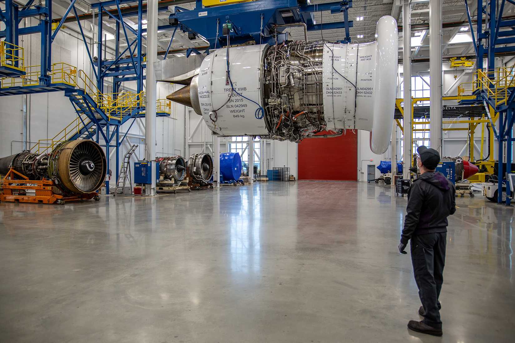 Trent XWB at Delta Jet Engine Test Cell Facility