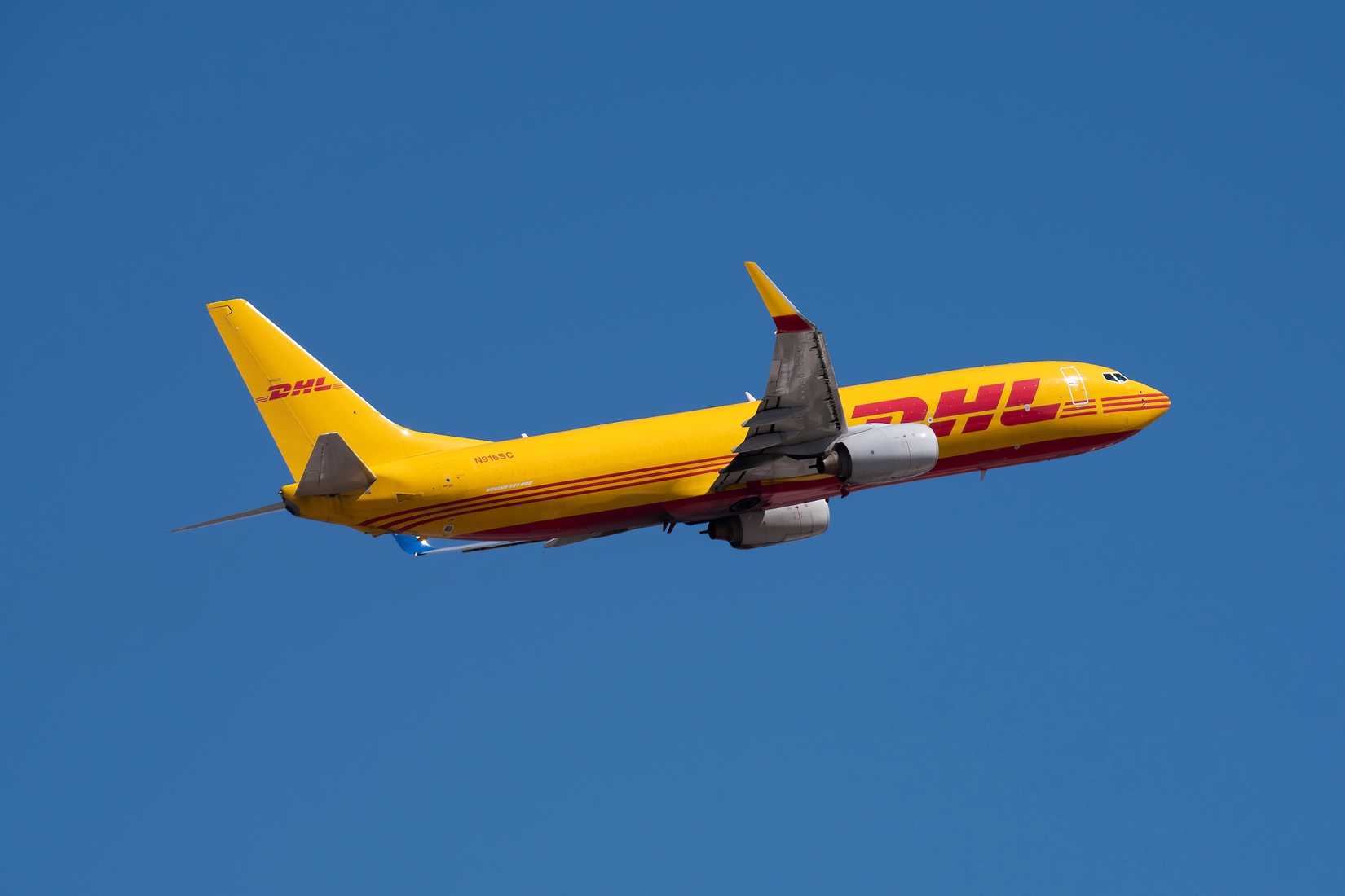 DHL B737-900ER Robin Guess Shutterstock