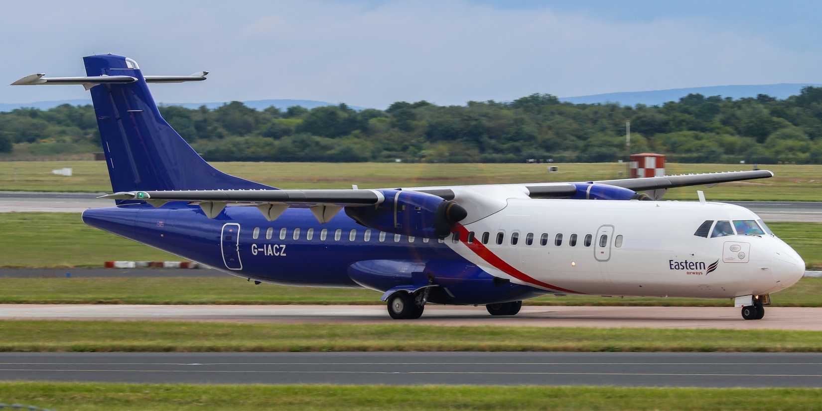 Eastern Airways Turboprop On The Runway