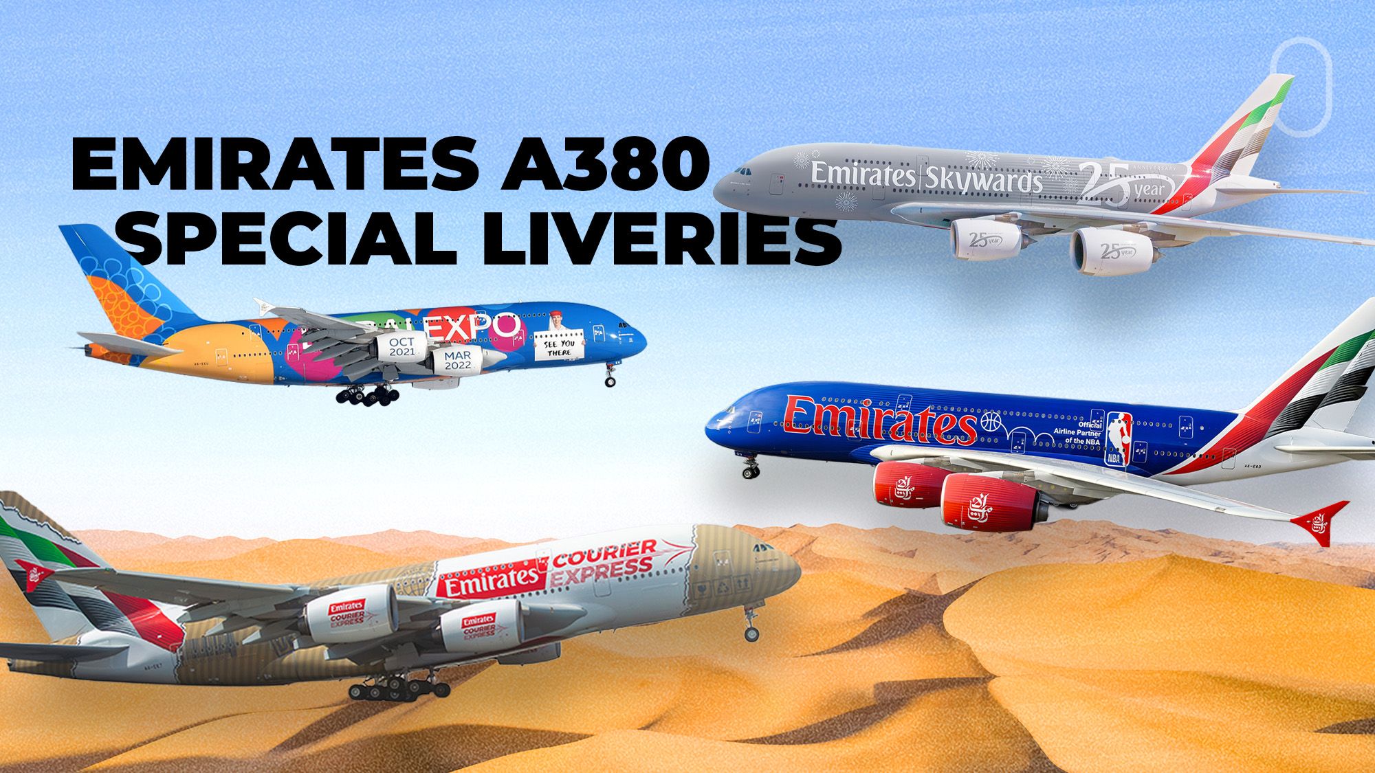 Emirates specil liveries