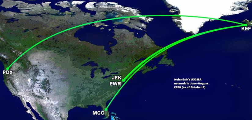 FI's long-haul A321LR routes