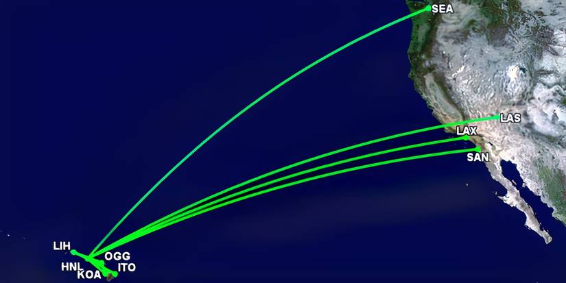HA's top 10 routes in October 2025