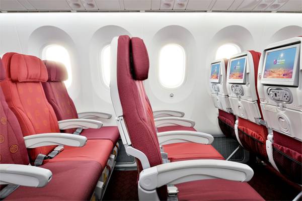 Hainan Airlines economy seating